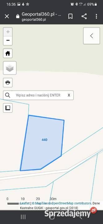 Działka budowlana Łęg