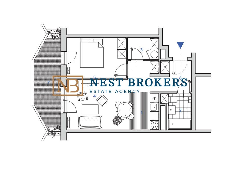 Mieszkanie 2-pokojowe Kraków Bronowice, ul. Naukowców. Zdjęcie 17