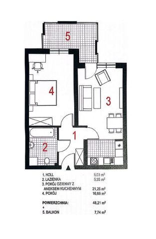 Mieszkanie 2-pokojowe Wrocław Klecina, ul. Karmelkowa. Zdjęcie 19