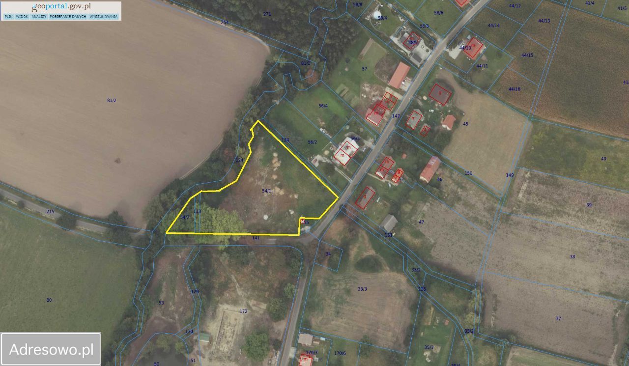 Działka rolno-budowlana Jaszyce. Zdjęcie 7