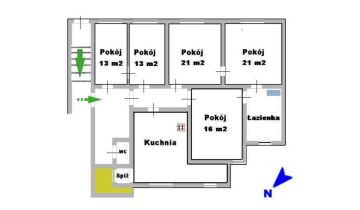 Mieszkanie 5-pokojowe Bielsko-Biała, ul. 1 Maja