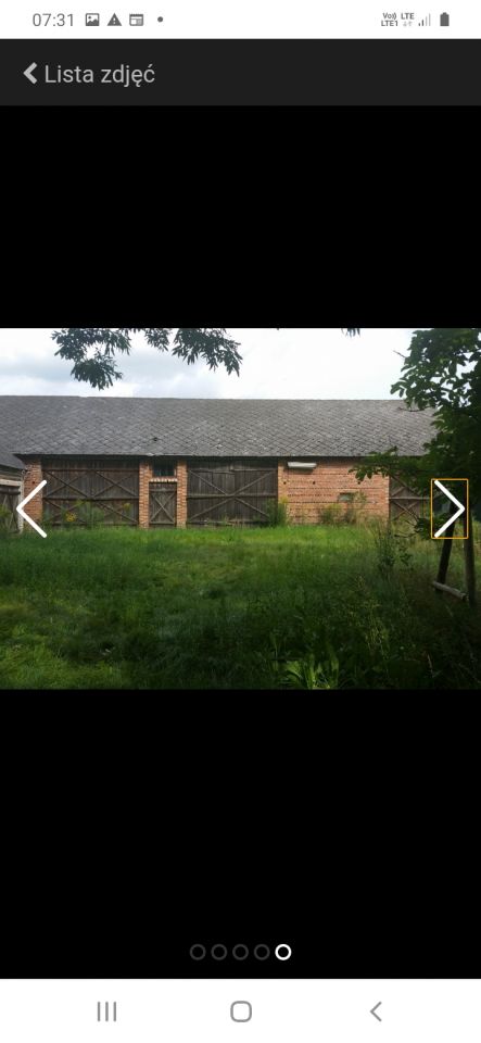 Działka siedliskowa Mościska, Mościska