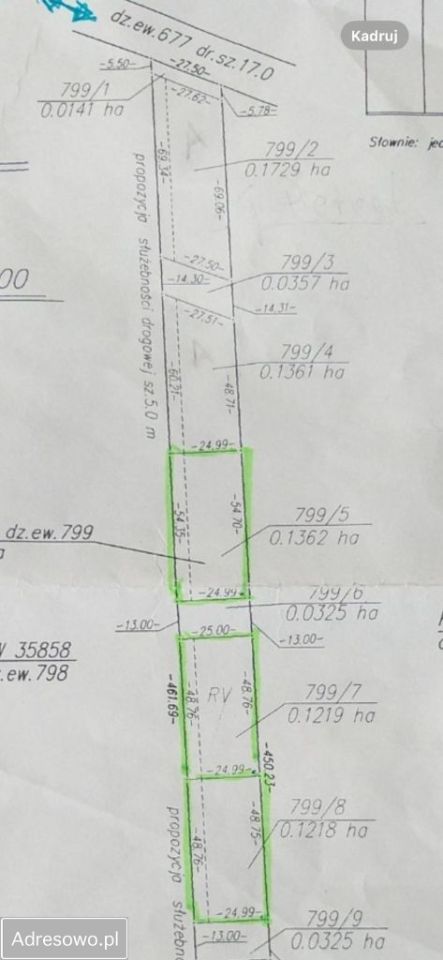 Działka budowlana Krubin, ul. Polna. Zdjęcie 2
