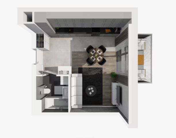 Mieszkanie 1-pokojowe Poznań Garbary, ul. Garbary. Zdjęcie 10