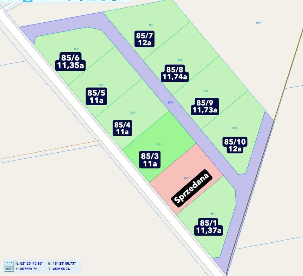 Działka budowlana Noć. Zdjęcie 2