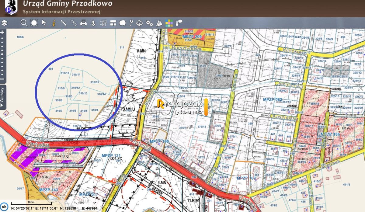 Działka budowlana Pomieczyno, ul. Kartuska. Zdjęcie 19