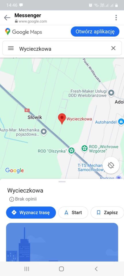 Działka budowlana Słowik, ul. Wycieczkowa. Zdjęcie 2