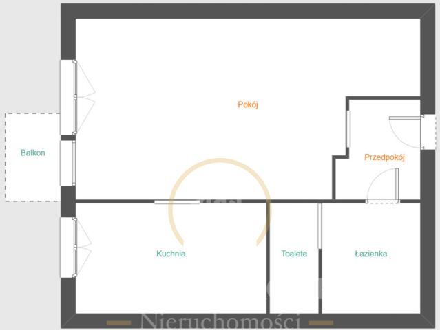 Mieszkanie 1-pokojowe Lublin Wrotków, ul. Eugeniusza Romera. Zdjęcie 7