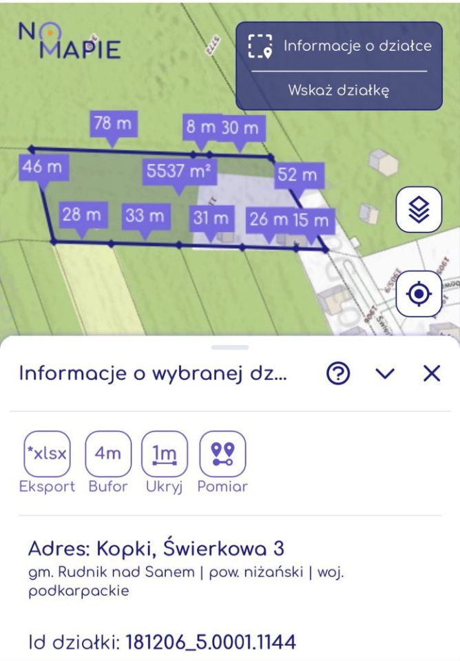 Działka budowlana Kopki, ul. Świerkowa. Zdjęcie 3