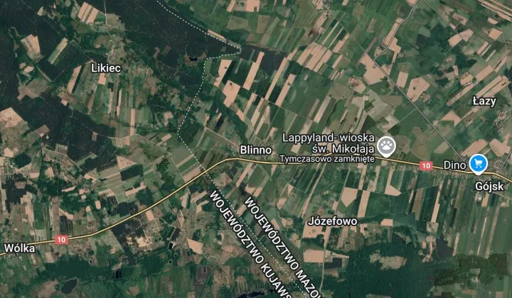 Działka rolna Blinno