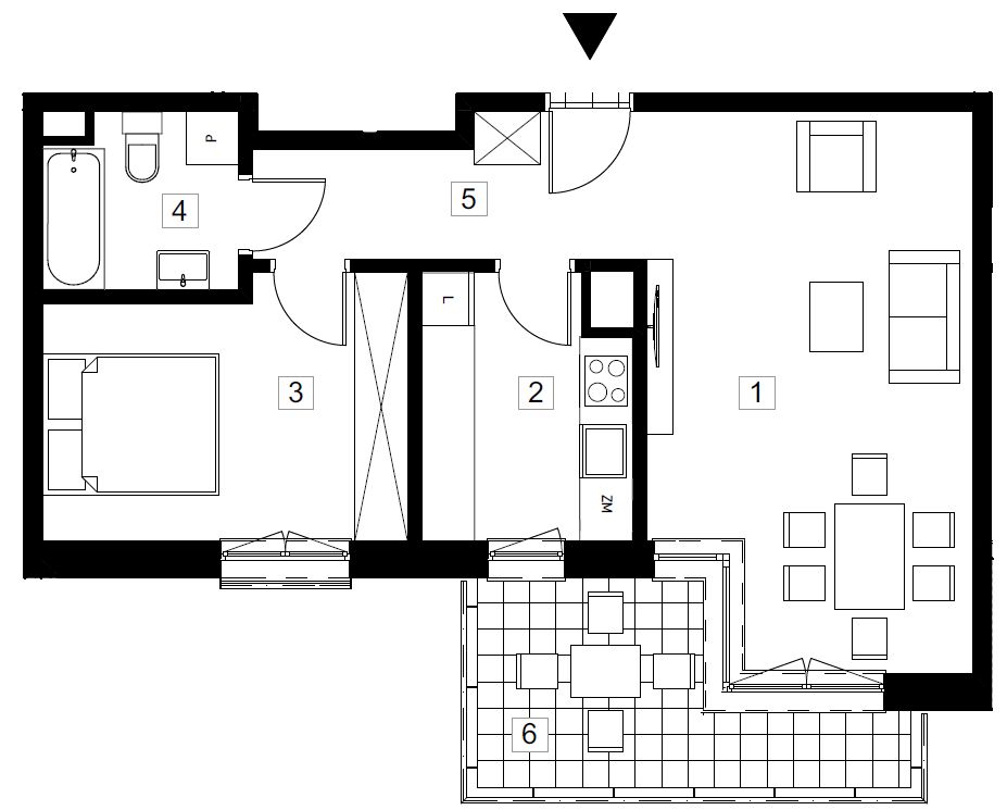 Mieszkanie 2-pokojowe Warszawa Wola, ul. Juliana Konstantego Ordona. Zdjęcie 6