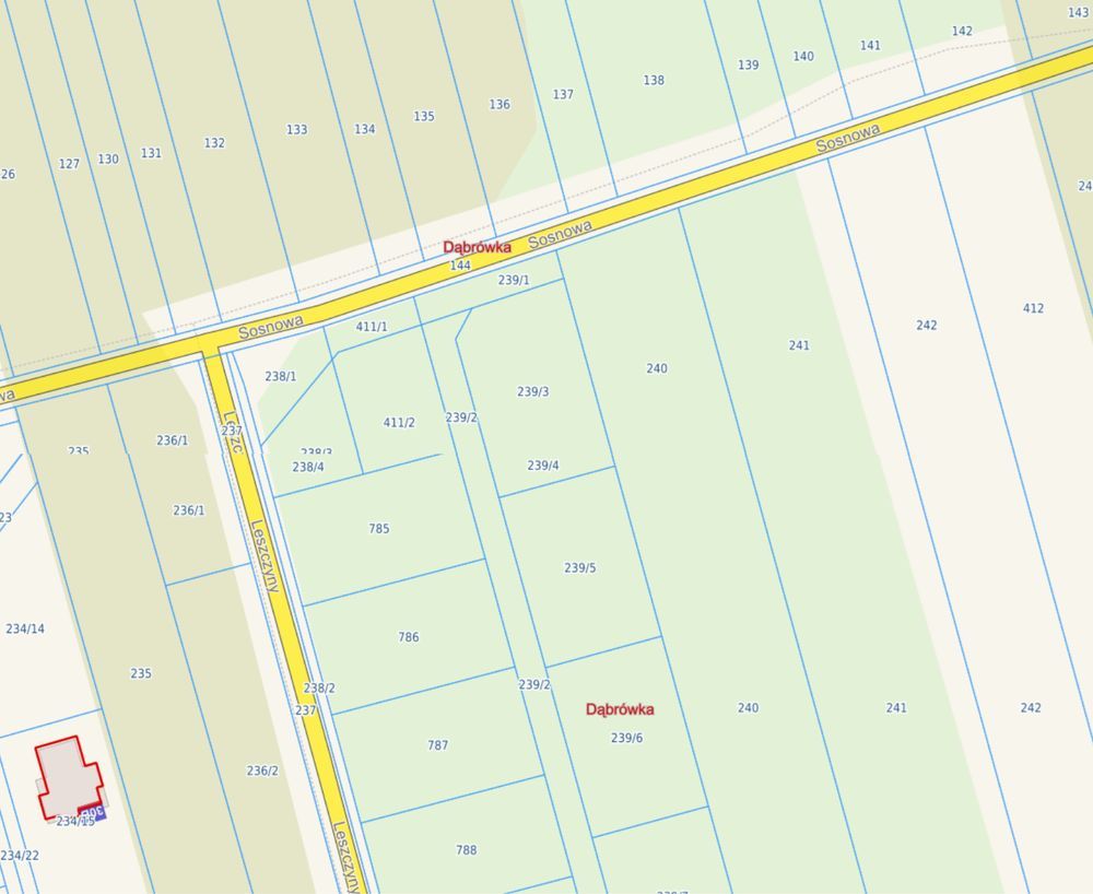 Działka budowlana Dąbrówka. Zdjęcie 6