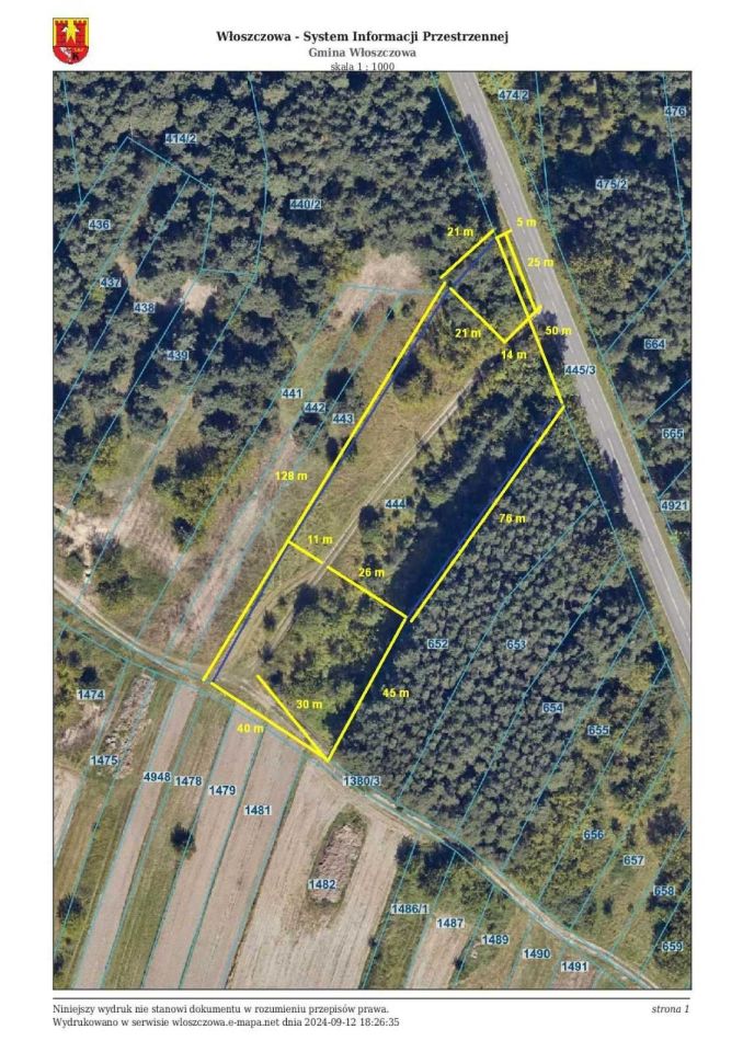 Działka rolna Włoszczowa, ul. Młynarska. Zdjęcie 3