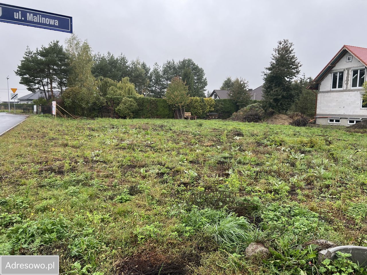 Działka budowlana Święta Katarzyna, ul. Kasztanowa. Zdjęcie 2