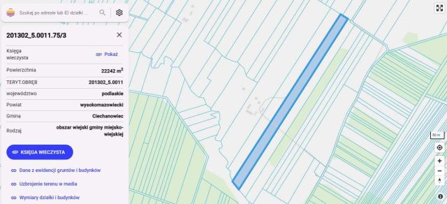 Działka rolna Kosiorki. Zdjęcie 1