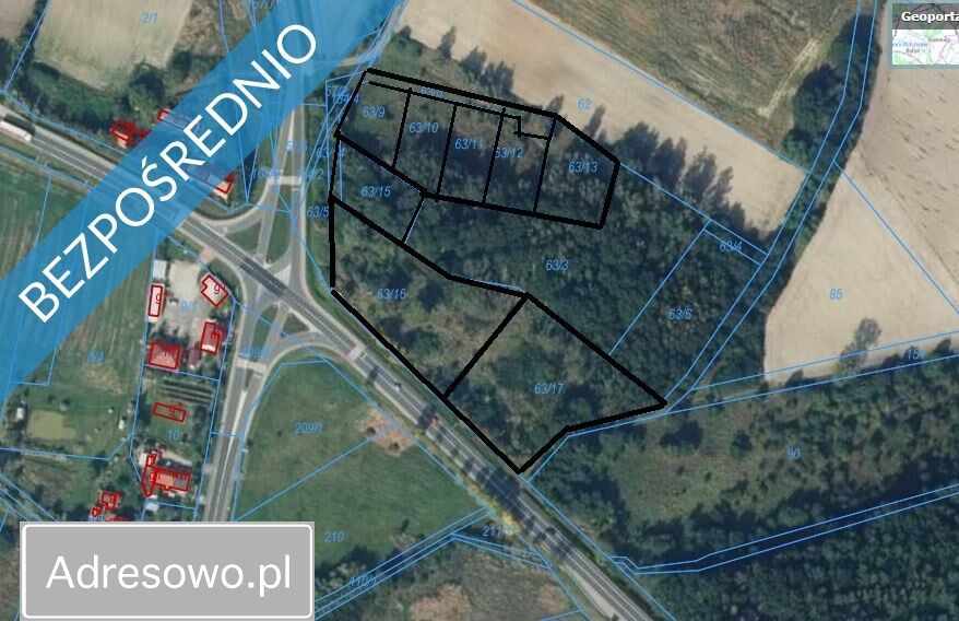 Działka inwestycyjna Wilczków. Zdjęcie 2