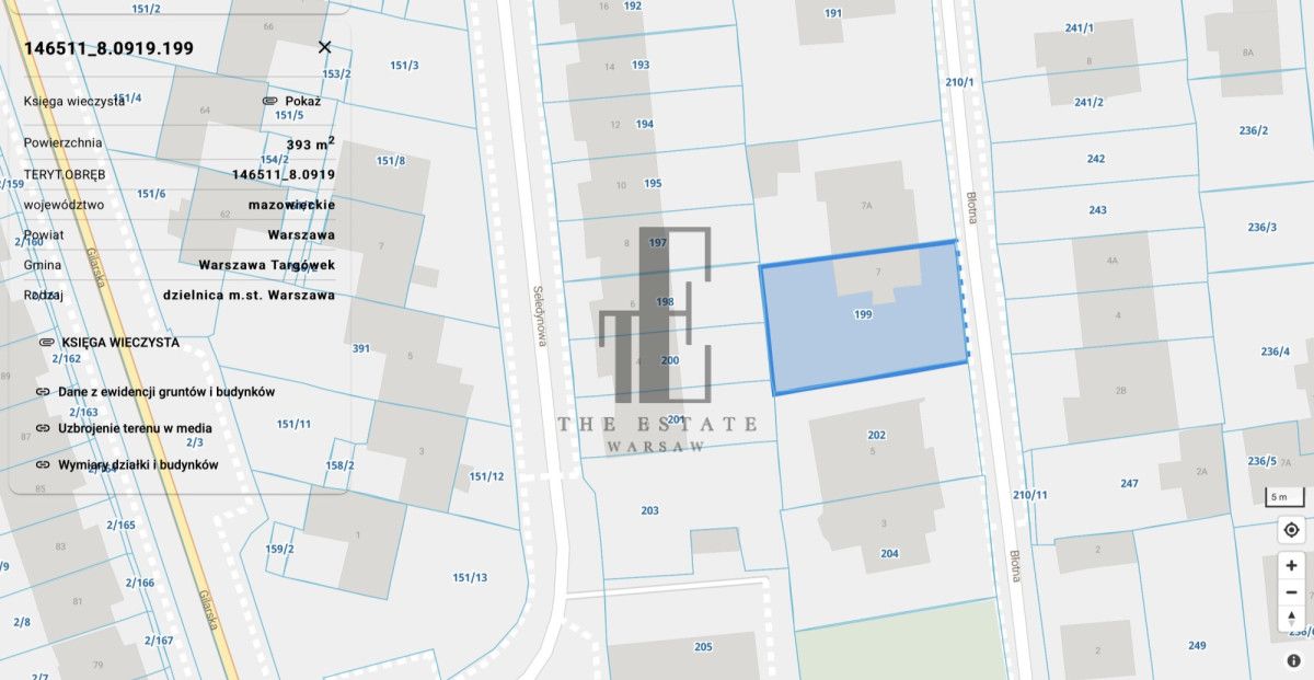 Działka budowlana Warszawa Targówek, ul. Błotna. Zdjęcie 4