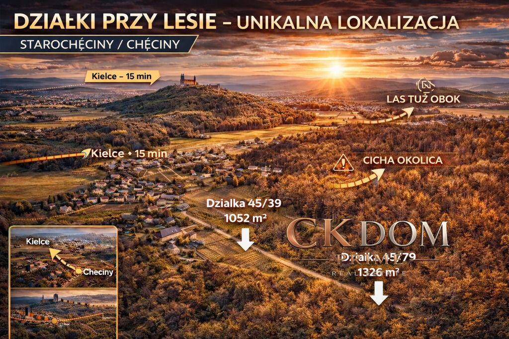 Działka Starochęciny. Zdjęcie 2