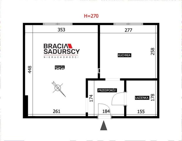 Mieszkanie 1-pokojowe Kraków Nowa Huta, os. Centrum B. Zdjęcie 3
