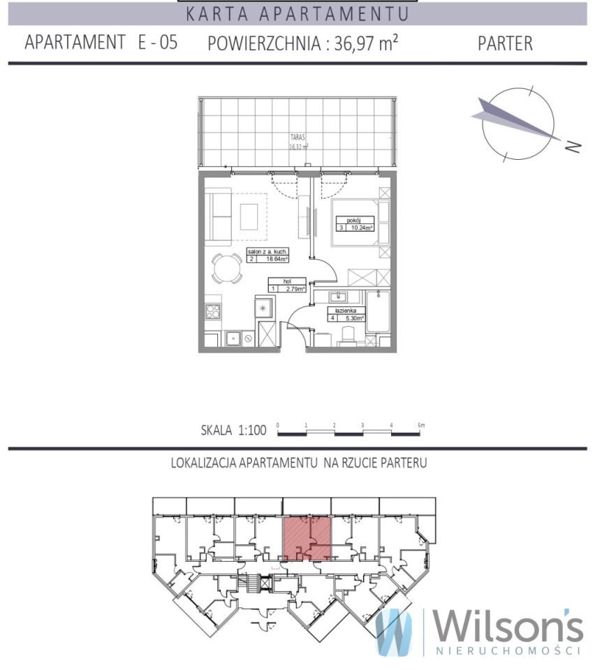 Mieszkanie 2-pokojowe Władysławowo, ul. Żeromskiego. Zdjęcie 7