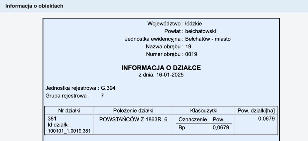 Działka budowlana Bełchatów Grocholice, ul. Powstańców 1863 r.. Zdjęcie 3