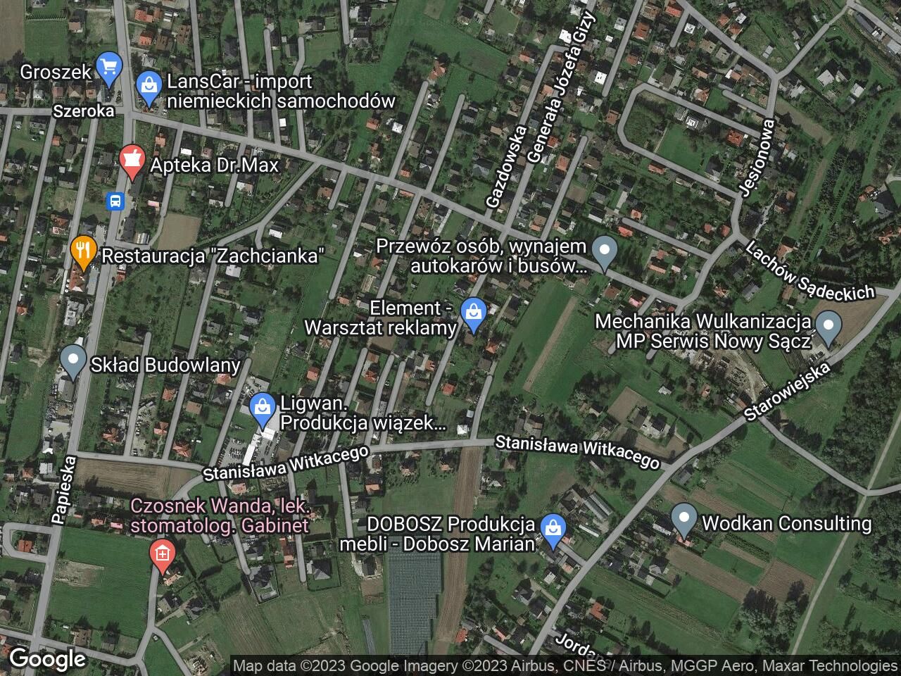 Działka budowlana Nowy Sącz, ul. Janusza Meissnera