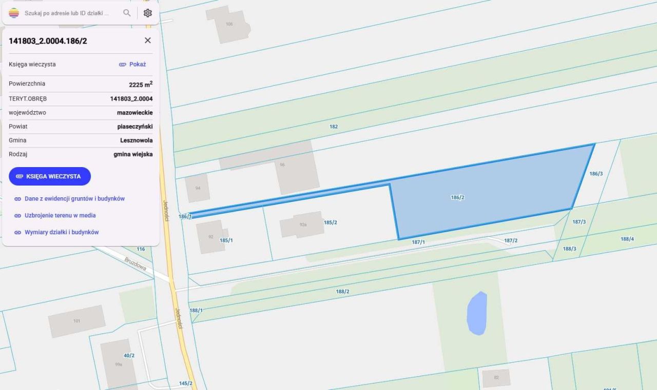 Działka budowlana Janczewice. Zdjęcie 3