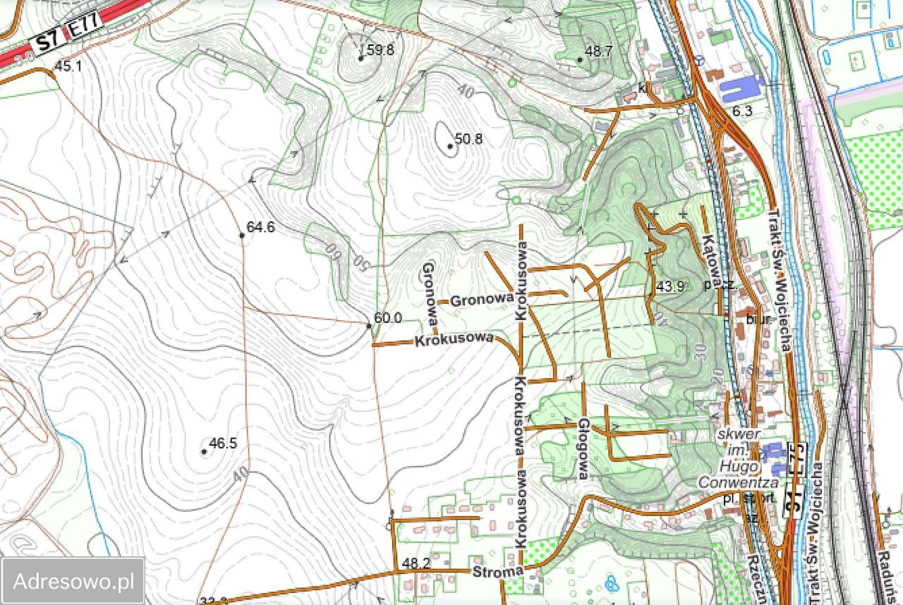 Działka budowlana Gdańsk Święty Wojciech. Zdjęcie 2