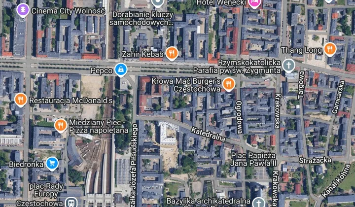 Garaż/miejsce parkingowe Częstochowa Centrum, ul. Katedralna