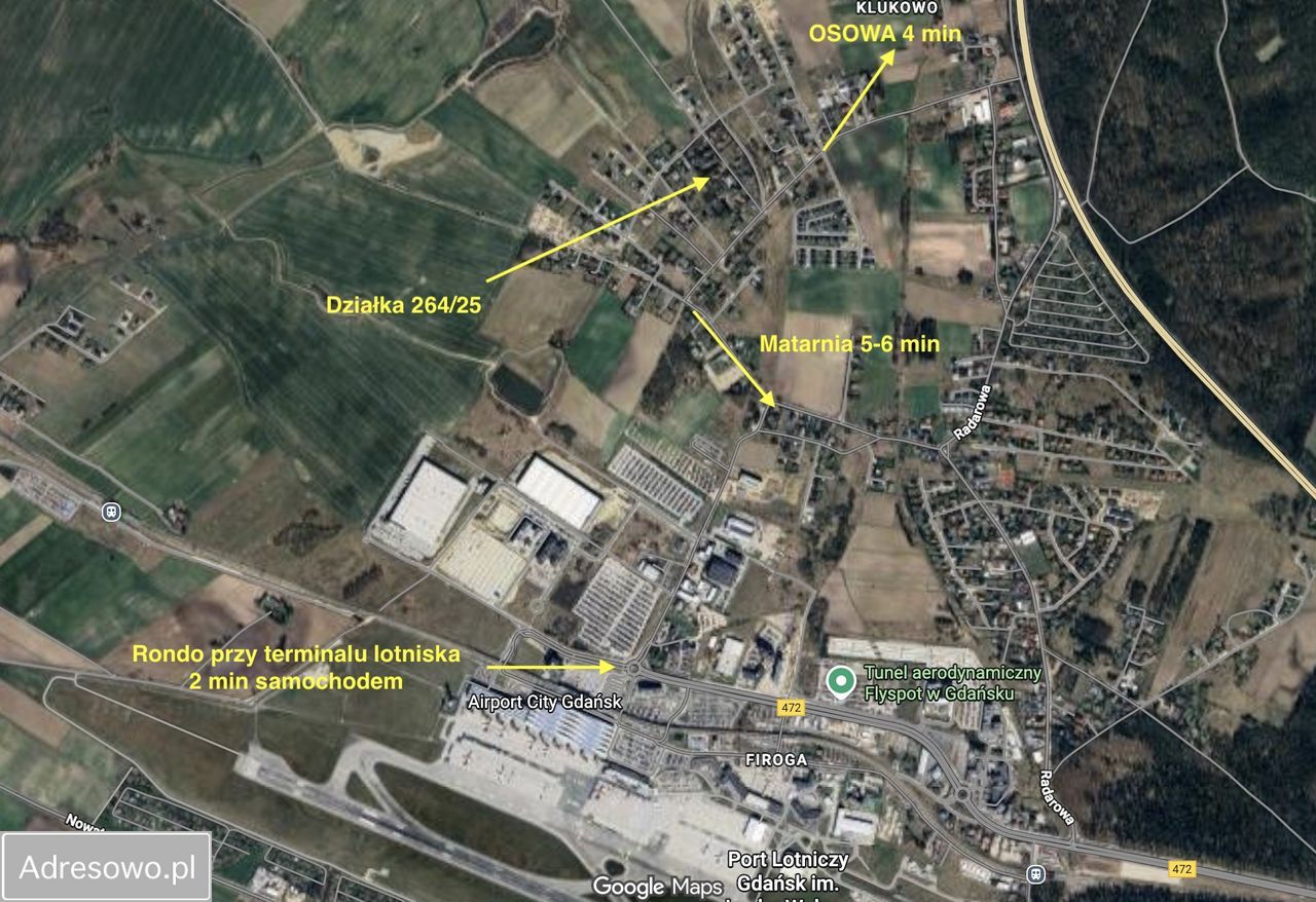 Działka budowlana Gdańsk Klukowo, ul. Telewizyjna. Zdjęcie 3