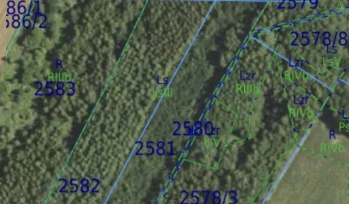 Działka leśna Manasterz Mijów