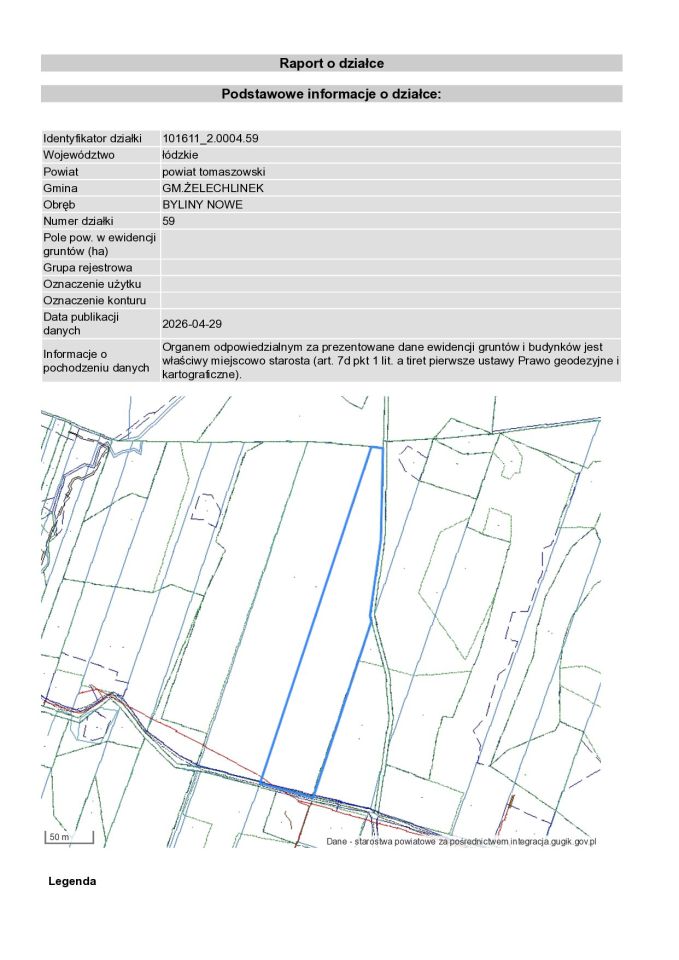 Działka leśna Nowe Byliny. Zdjęcie 2