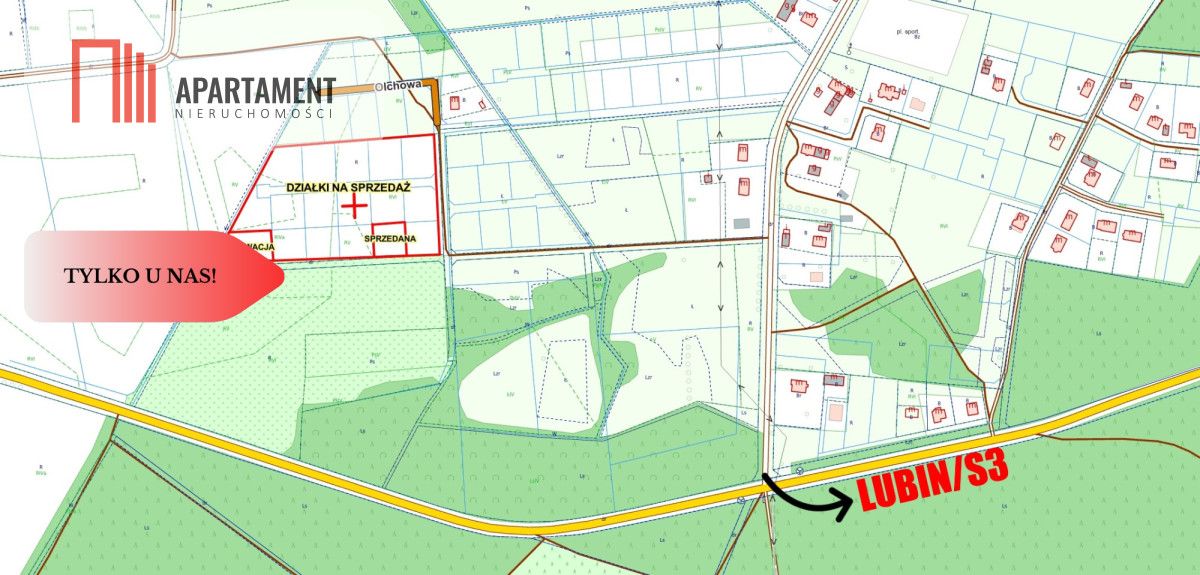 Działka budowlana Brunów. Zdjęcie 6