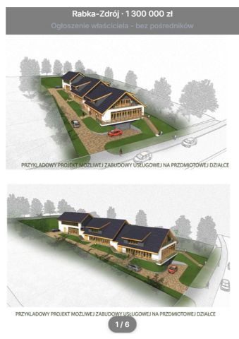 Nieruchomość komercyjna Rabka-Zdrój, ul. Zakopiańska. Zdjęcie 1