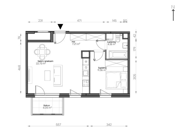 Mieszkanie 2-pokojowe Warszawa Praga-Południe, ul. Podskarbińska. Zdjęcie 7