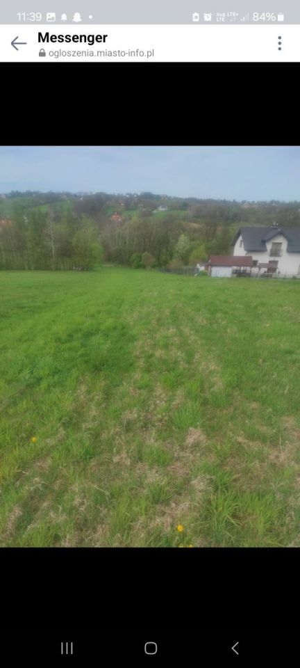 Działka budowlana Głogoczów