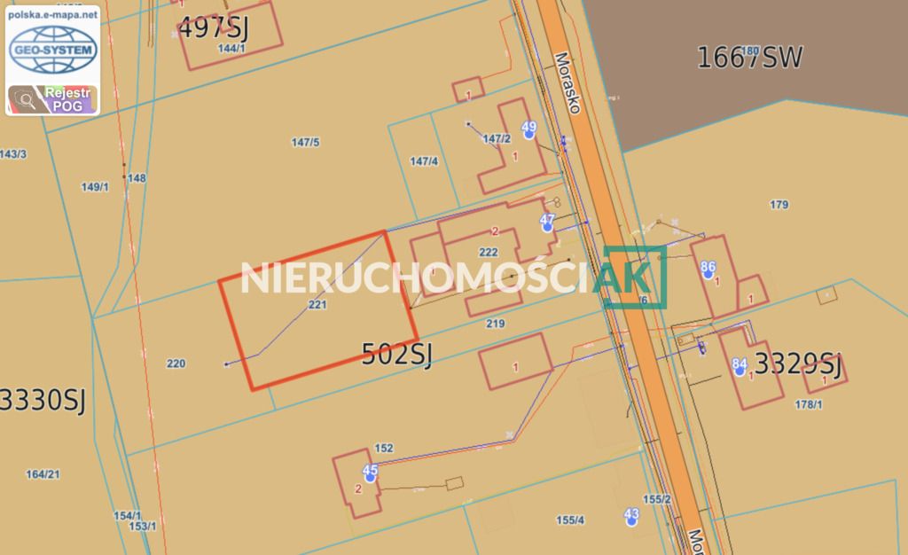 Działka budowlana Poznań Morasko, ul. Morasko. Zdjęcie 3