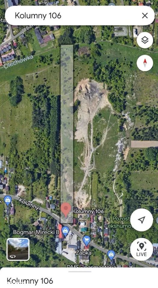 Działka rolno-budowlana Łódź Kolumny, ul. Kolumny. Zdjęcie 2