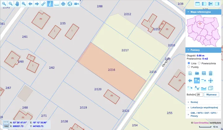 Działka budowlana Pruszcz, ul. Okrężna