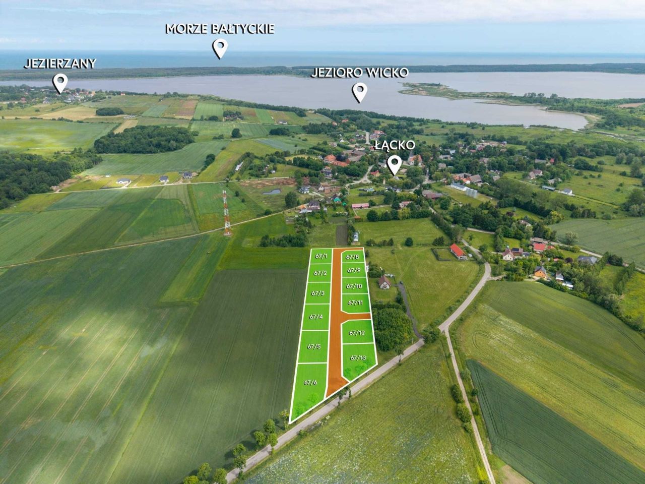 Działka na sprzedaż bez pośredników
Łącko, powiat sławieński