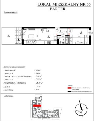 Mieszkanie 2-pokojowe Sochaczew, ul. Kochanowskiego. Zdjęcie 35