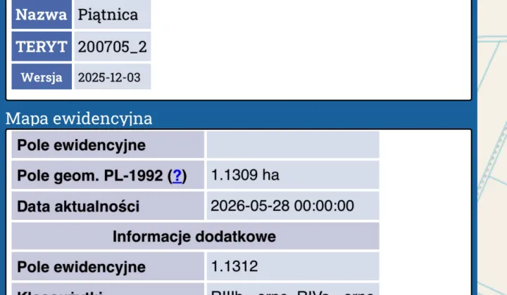 Działka rolna Drozdowo Drozdowo Dolne, Kraska