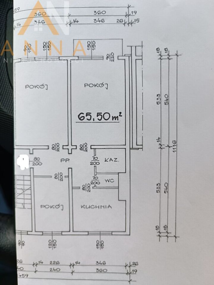 Mieszkanie 3-pokojowe Inowrocław. Zdjęcie 10