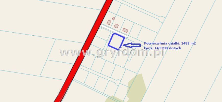 Działka budowlana Zielin. Zdjęcie 3