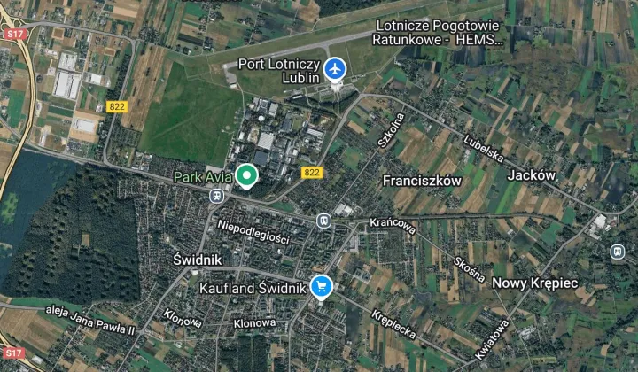 Działka budowlana Franciszków, ul. Szeroka