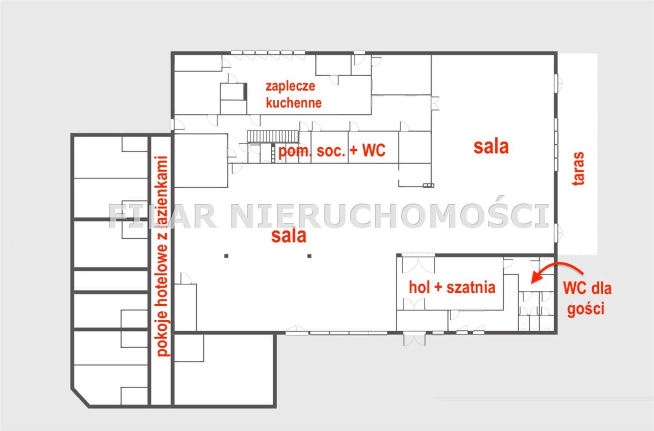Hotel/pensjonat Lubin Centrum. Zdjęcie 26