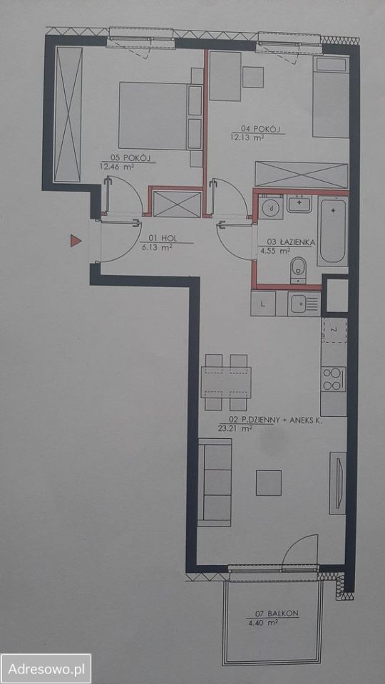 Mieszkanie 3-pokojowe Warszawa Kamionek, ul. Mińska. Zdjęcie 13
