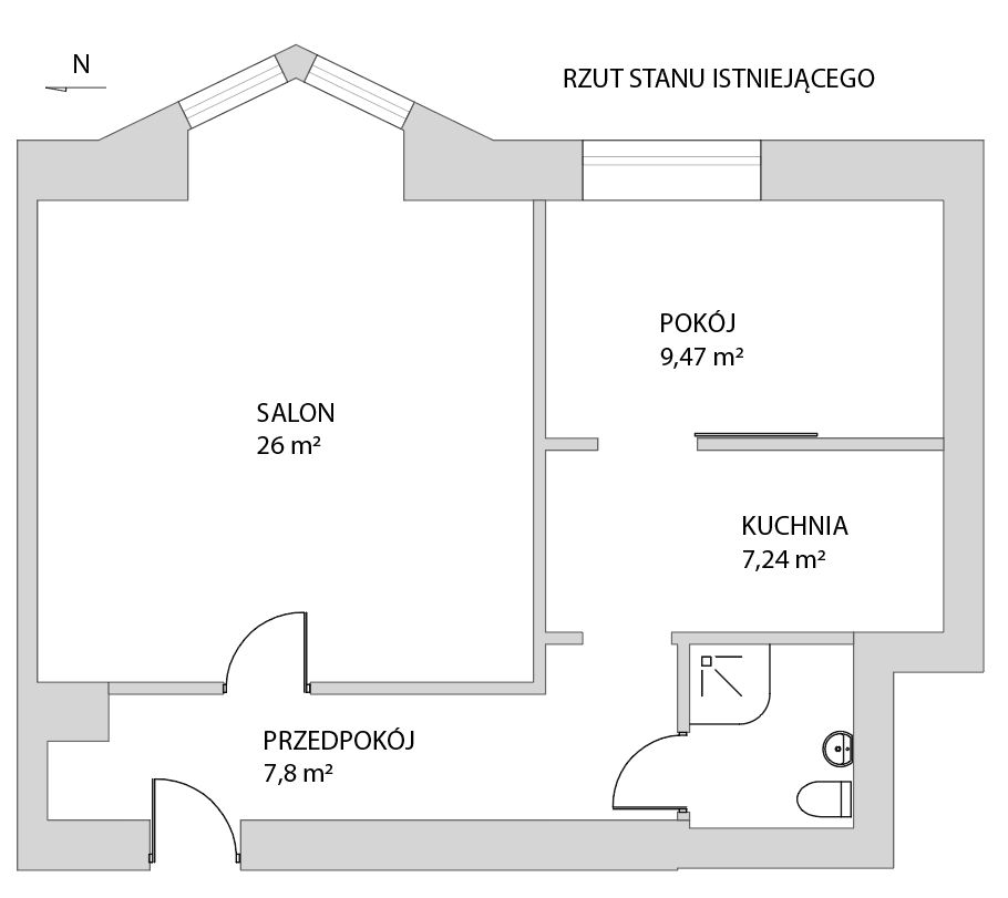 Mieszkanie 2-pokojowe Kraków Podgórze, al. gen. Jana Skrzyneckiego. Zdjęcie 10