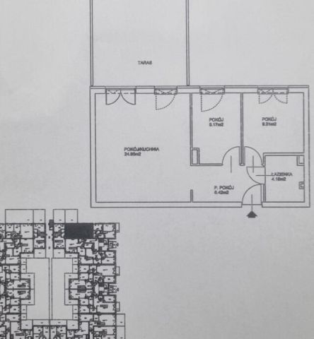Mieszkanie 3-pokojowe Kraków, ul. Henryka i Karola Czeczów. Zdjęcie 12