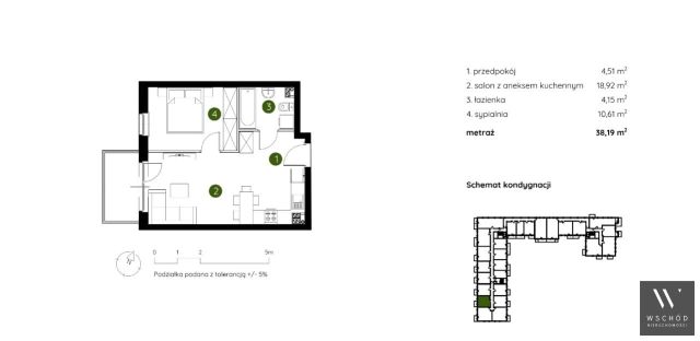 Mieszkanie 2-pokojowe Kraków Prądnik Biały. Zdjęcie 2
